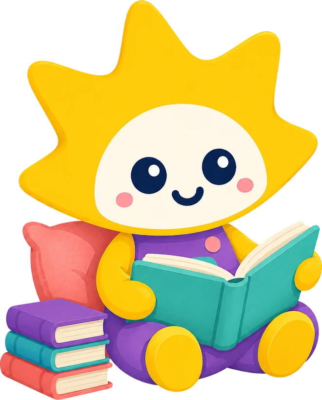 Lumi in the reading corner