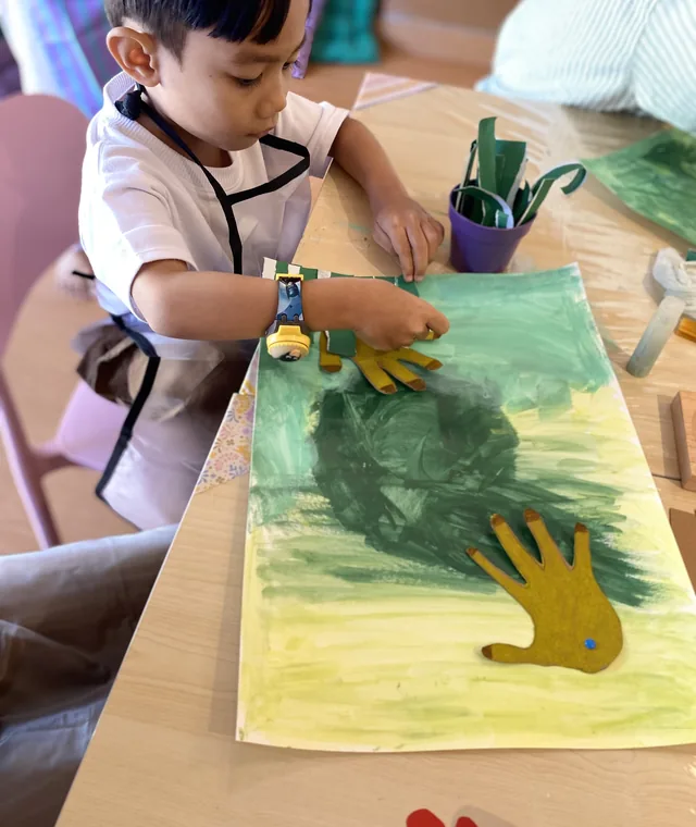 Our handprint forest at PLEY